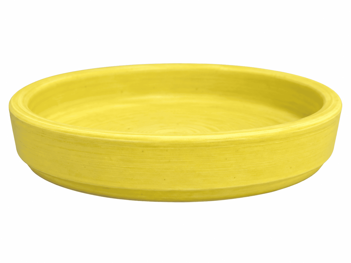 Floating Top Porcelain Flower Pot Sun Yellow Slender 4